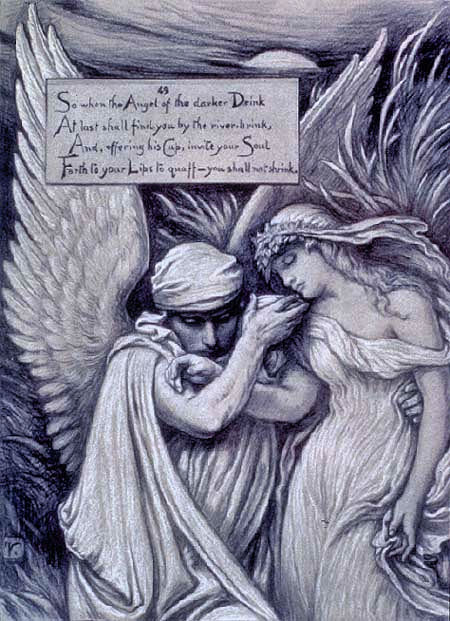 An Elihu Vedder illustration from the Rubaiyat